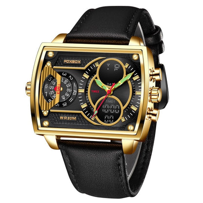 LIGE  FOXBOX Fashion Square Watch