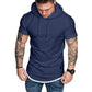 Hoodies Sweatshirts Short Sleeve Men