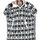 Oversized Hoodies Sweatshirt Women Winter Hoodies Fleece Giant TV Blanket With Sleeves Pullover Oversize Women Hoody Sweatshirts