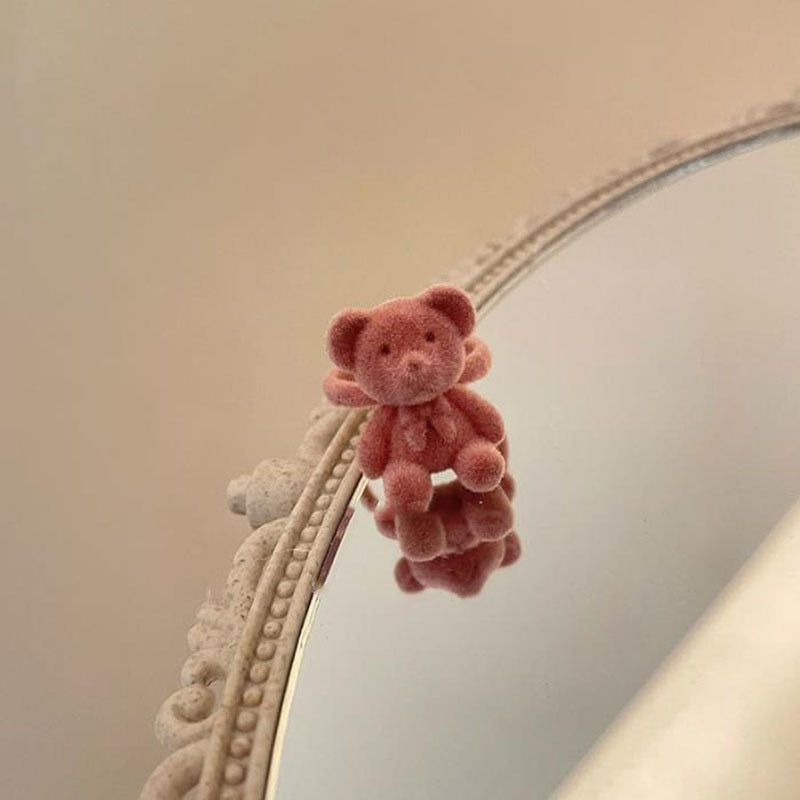 Cute Plush Bear Pendant Necklace
