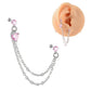 1PC Surgical Steel Chain Earring