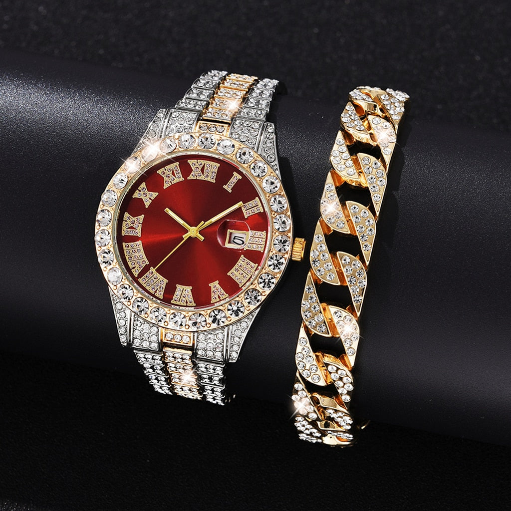 Diamond Women Watches Gold