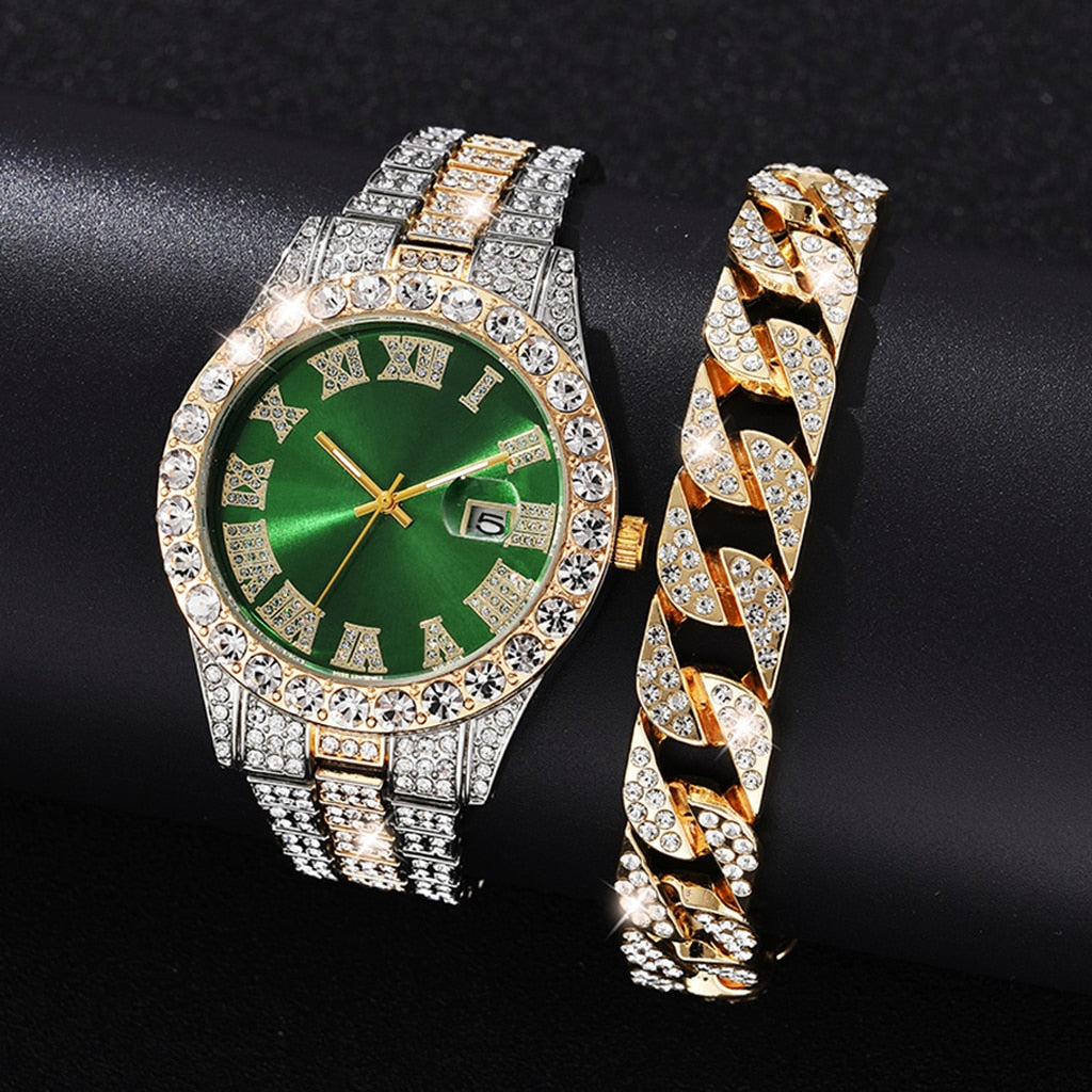 Diamond Women Watches Gold