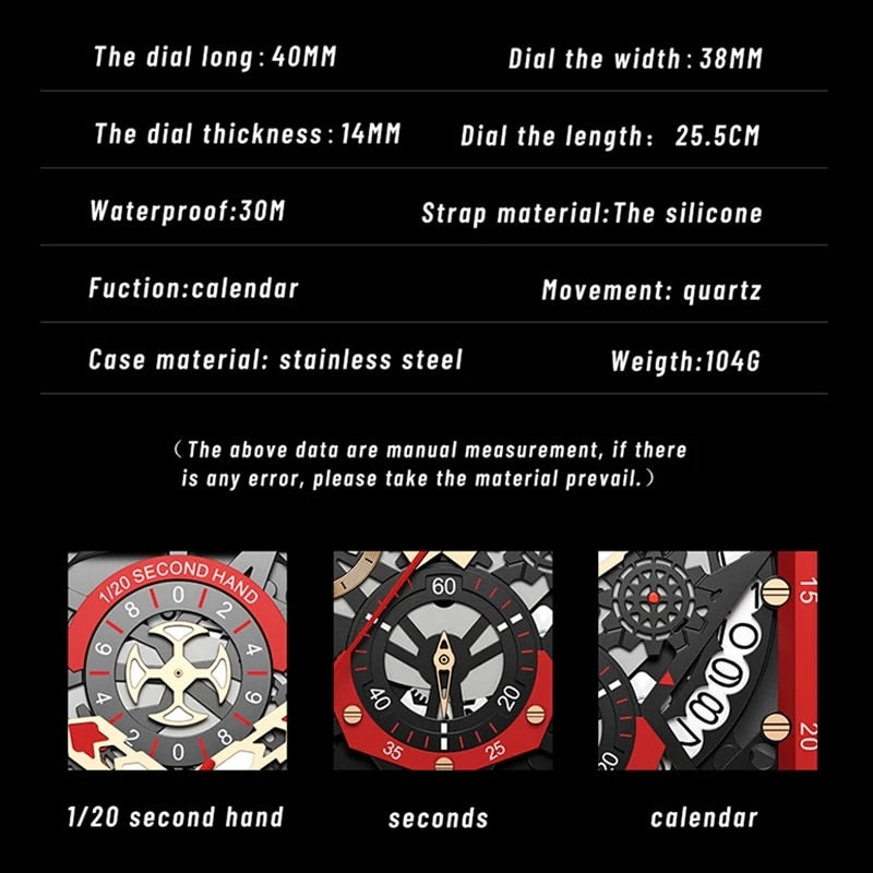 LIGE 2022 Waterproof Quartz Square Wrist