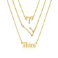 3Pcs/set 12 Zodiac Sign Necklace