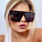 OLOPKY 2022 Oversized Square Sunglasses Women