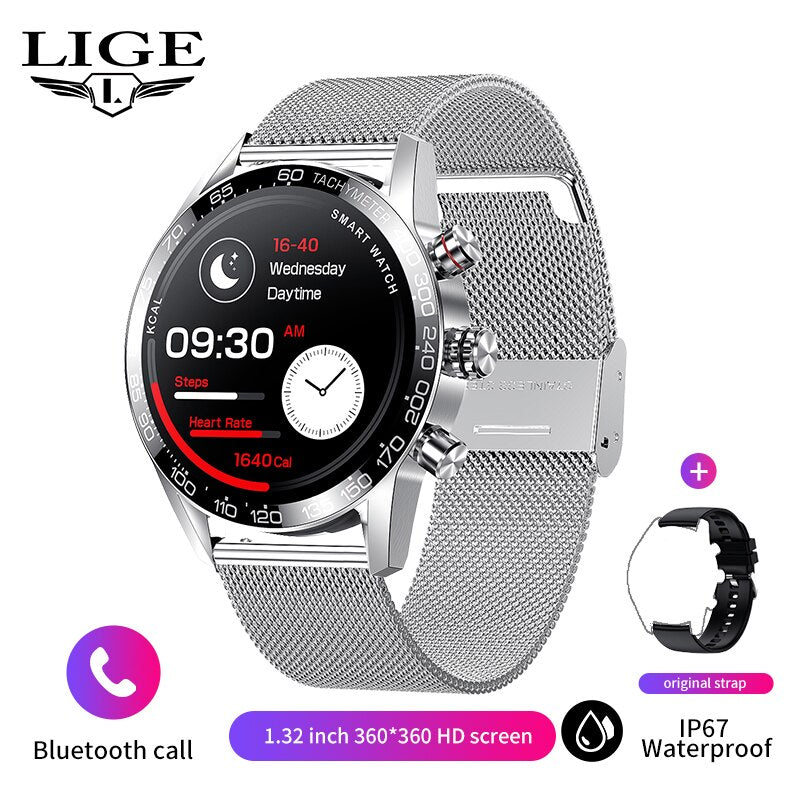 Lige 360 AMOLED HD Screen Smart Watch