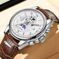 LIGE Fashion Automatic Date Men Quartz