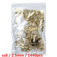 SS3-ss8 1440pcs Clear Crystal AB gold 3D Non HotFix FlatBack Nail Art Rhinestones Decorations Shoes And Dancing Decoration