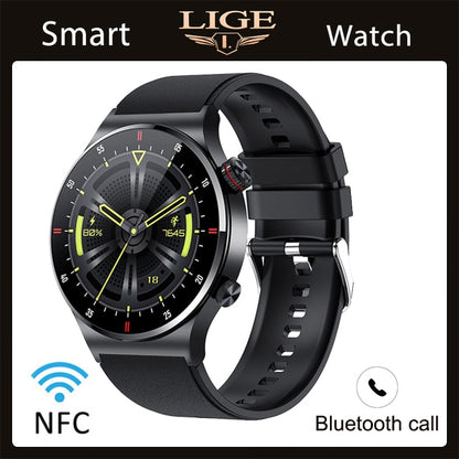 LIGE ECG+PPG Bluetooth Call Smart Watch