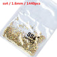1440pcs Clear Crystal FlatBack Nail Art