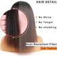 14 Inch Synthetic Yaki Hair Wig Natural
