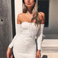 Sexy Off Shoulder Long Sleeve Dress