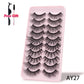 5/10Pairs 3D Mink Lashes Natural Eyelashes