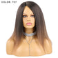 14 Inch Synthetic Yaki Hair Wig Natural