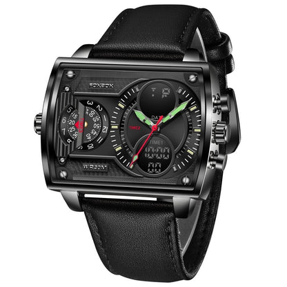LIGE  FOXBOX Fashion Square Watch