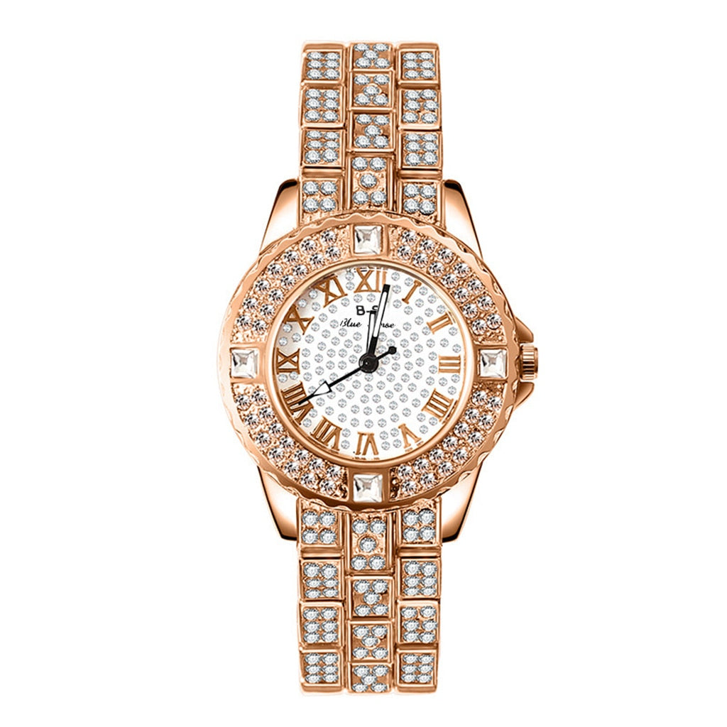 Diamond Women Watches Gold