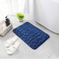 Cobblestone Embossed Bathroom Bath Mat Non-slip Carpets In Wash Basin Bathtub Side Floor Rug Shower Room Doormat Memory Foam Pad