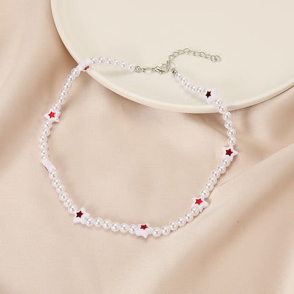 Collier de perles d'amour à la mode Femme
