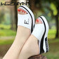 Leather Thick Sole Slippers Female