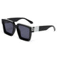 SHAUNA Retro Square Sunglasses