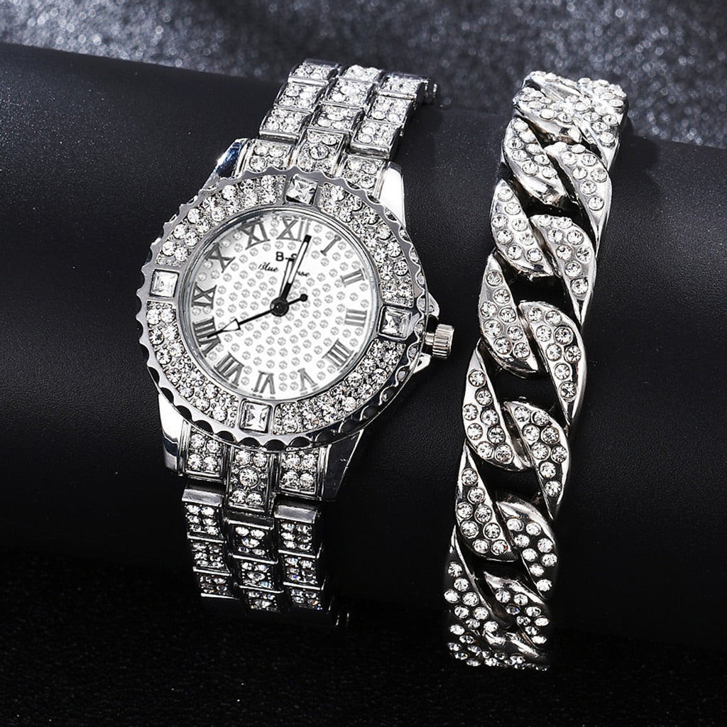 Diamond Women Watches Gold