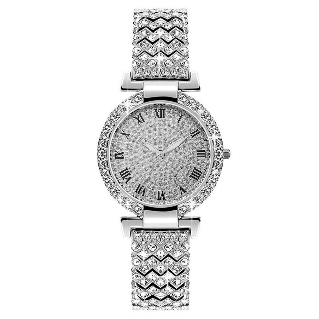 Diamond Women Watches Gold