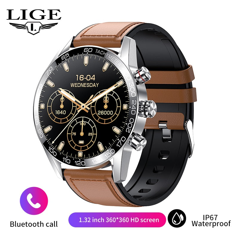 Lige 360 AMOLED HD Screen Smart Watch