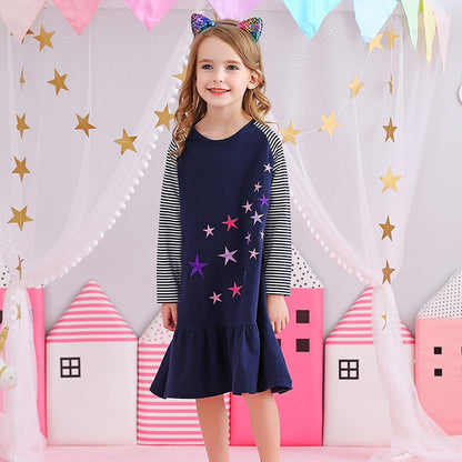 DXTON Robes de Noël pour filles à manches longues pour bébés filles