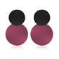 POXAM New Korean Round Earrings