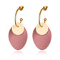 POXAM New Korean Round Earrings